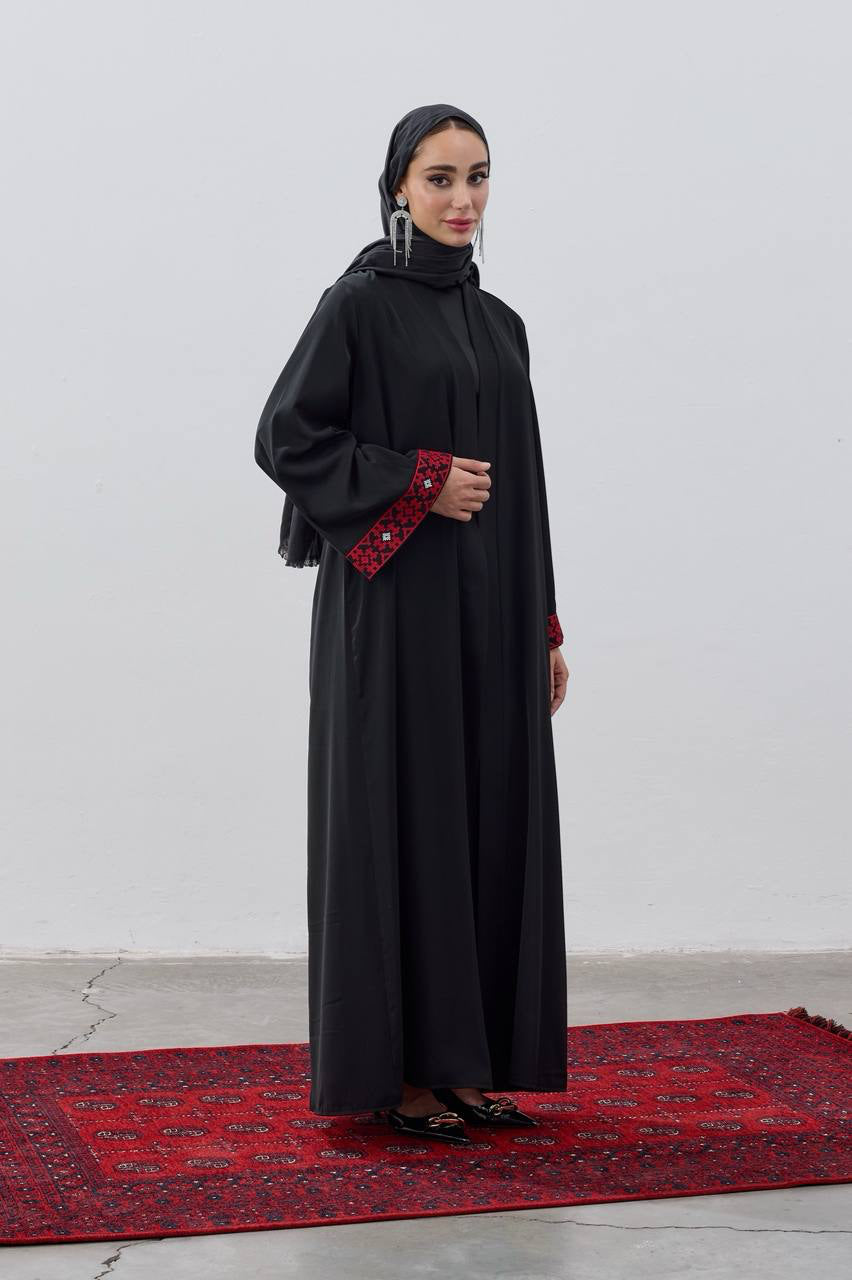 PALESTINE red Abaya