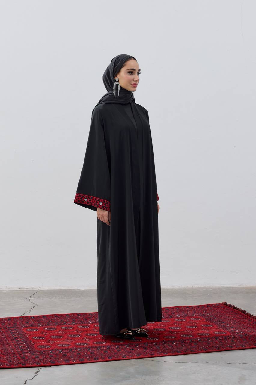 PALESTINE red Abaya